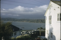 TEV Wahine on her side as seen from the Seatoun